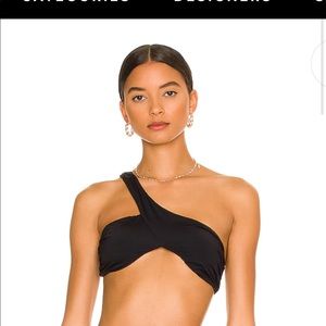 Asymmetrical Cross Over Bikini Top